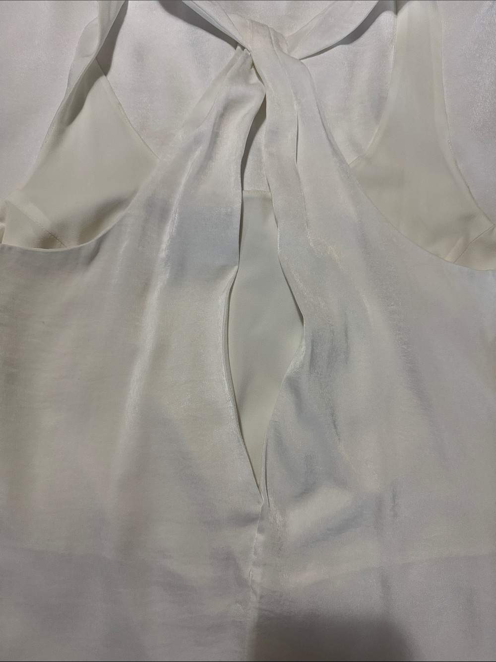 BCBGMaxAzria White Racerback Maxi Dress with Back Keyhole - Picture 4 of 4